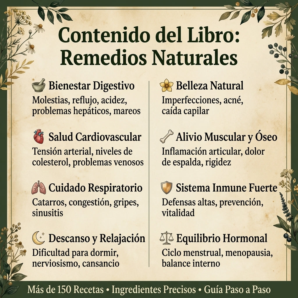 +150 Remedios Holísticos Olvidados